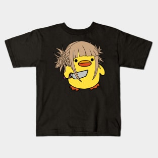 Toga, Duck with knife! Kids T-Shirt